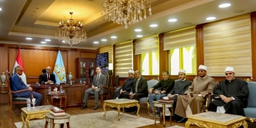 محافظ كفرالشيخ إستقبل القيادات الأمنية والتنفيذية لتبادل التهنئة بعيد الأضحى المبارك 1 - جريدة المساء