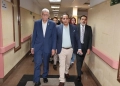 رئيس جامعة المنوفية يتفقد معهد الكبد و يهنئ الأطباء و العاملين بعيد الأضحى المبارك 21 - جريدة المساء