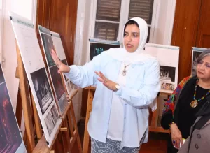 ختام معرض د.ريهام سامى بالفنون الجميلة بالإسكندرية  21 - جريدة المساء