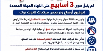 مهلة أخيرة لترخيص التوك توك في اسوان 1 - جريدة المساء