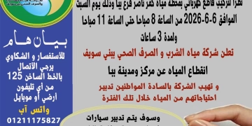 السبت، انقطاع المياه عن مركز ومدينة ببا 1 - جريدة المساء