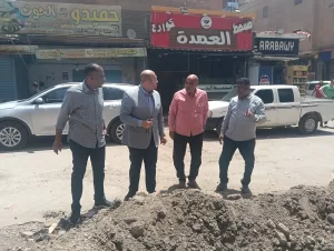نائب محافظ الجيزة: إصلاح هبوط الصرف الصحي بجسر المنوات ومنطقة العطور بمدينة الحوامدية 33 - جريدة المساء