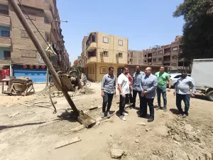 نائب محافظ الجيزة: إصلاح هبوط الصرف الصحي بجسر المنوات ومنطقة العطور بمدينة الحوامدية 25 - جريدة المساء