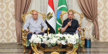 محافظ المنيا ووزير الري يعقدان اجتماعاً موسعاً لمتابعة مشروعات الري والصرف بالمحافظة 1 - جريدة المساء