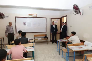200 ألف طالب علي مستوي المحافظة.. محافظ الجيزة يتفقد لجان امتحانات الشهادة الإعدادية فى أبو النمرس 23 - جريدة المساء