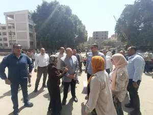 نائب محافظ الجيزة يتابع ميدانيا الموقف التنفيذي لمشروع الصرف الصحي بمنطقة المتربة بمركز أوسيم 21 - جريدة المساء