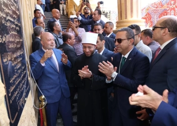 وزير الأوقاف و محافظ المنوفية يفتتحان " المسجد القبلي " بمنشأة سلطان في احتفالات المنوفية بعيدها القومي 17 - جريدة المساء