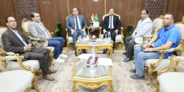 محافظ المنوفية يستعرض مع معاون وزير الإسكان مشروعات المياه و الصرف المنفذة بأكثر من 90 % 1 - جريدة المساء