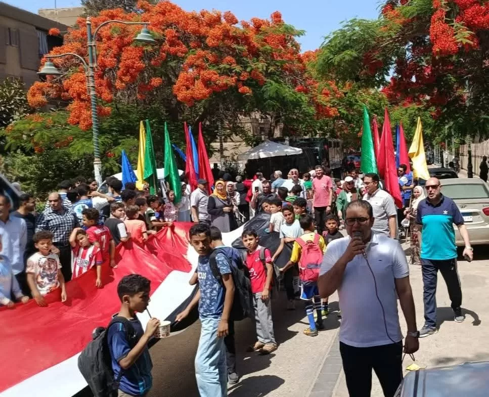 فى احتفالات المنوفية بعيدها القومى.."الشباب" تنظم ماراثون مشى بشبين الكوم 23 - جريدة المساء