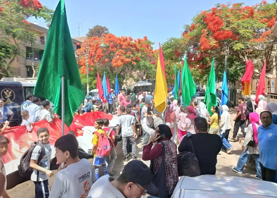 فى احتفالات المنوفية بعيدها القومى.."الشباب" تنظم ماراثون مشى بشبين الكوم 19 - جريدة المساء