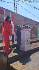 نائب محافظ الجيزة ورئيس "الوطني للعمل الاهلي" والسفير الصيني يشهدون المرحلة الثانية من مبادرة "أمل جديد للتمكين الاقتصادي" بقرية منيل شيحة 23 - جريدة المساء