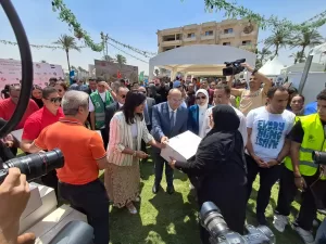 نائب محافظ الجيزة ورئيس "الوطني للعمل الاهلي" والسفير الصيني يشهدون المرحلة الثانية من مبادرة "أمل جديد للتمكين الاقتصادي" بقرية منيل شيحة 29 - جريدة المساء