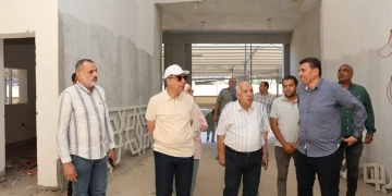 محافظ المنيا يتفقد مشروع تطوير منطقة الحبشي.. وبدء أعمال التشطيبات النهائية استعدادًا لاستقبال التجار 1 - جريدة المساء