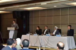 المستشارة أمل عمارخلال ورشة عمل بالنيابة العامة حول جرائم العنف ضد المرأة والتعامل مع الضحايا -تواجد المرأة في النيابة العامة إحدى المحطات المضيئة في مسيرة العدالة المصرية 23 - جريدة المساء