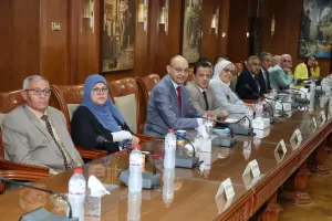 المستشارة أمل عمارخلال ورشة عمل بالنيابة العامة حول جرائم العنف ضد المرأة والتعامل مع الضحايا -تواجد المرأة في النيابة العامة إحدى المحطات المضيئة في مسيرة العدالة المصرية 31 - جريدة المساء