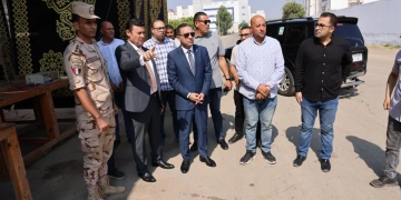 محافظ المنوفية يتفقد أعمال تطوير كورنيش شبين و إنشاءات دار المناسبات و ميدان 30 يونيه بشبين الكوم 1 - جريدة المساء