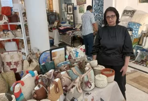 "مصري وبس"..إبداعات النسيج اليدوي تتألق بالمعهد الثقافي الفرنسي 20 - جريدة المساء