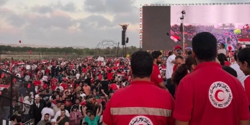 في فرحة انتصار المنتخب المصري.. الهلال الأحمر المصري كان حاضرًا 1 - جريدة المساء