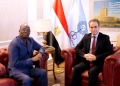 المسلماني يستقبل الدكتور أبو بكر برقو رئيس اتحاد التلفزة الأفريقي 21 - جريدة المساء