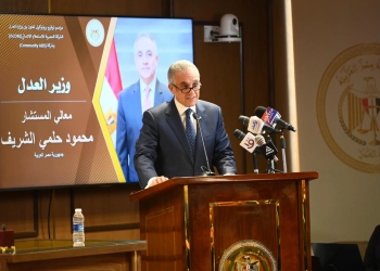 المستشار محمود حلمى الشريف وزير العدل