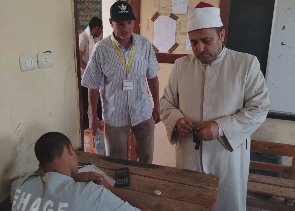 رئيس منطقة المنيا الأزهرية يتفقد لجان أبو قرقاص للشهادة الثانوية الأزهرية في امتحان الرياضيات البحتة 18 - جريدة المساء