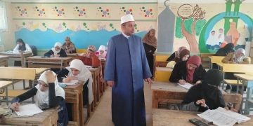 رئيس منطقة المنيا الأزهرية يواصل المتابعة الميدانية لامتحانات الثانوية الأزهرية.. 1 - جريدة المساء