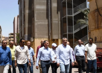 محافظ أسوان يتفقد أعمال إنشاء الفندق السكنى ويوجه بسرعة إنهائه 17 - جريدة المساء