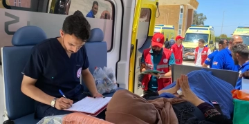 الهلال الأحمر يواصل دعمه الإنساني للجرحى والمرضى الفلسطينيين 1 - جريدة المساء