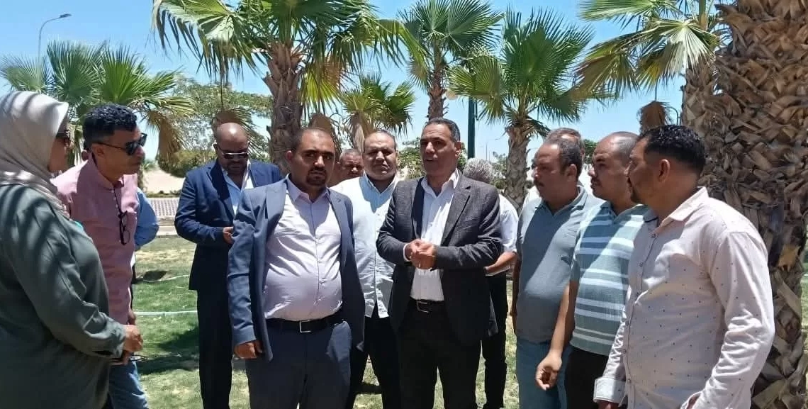 نائب رئيس هيئة المجتمعات العمرانية الجديدة في زيارة لمدينة المنيا الجديدة 18 - جريدة المساء