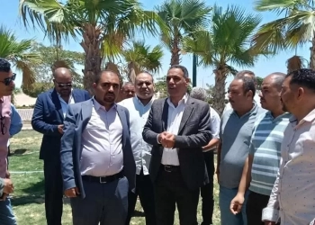 نائب رئيس هيئة المجتمعات العمرانية الجديدة في زيارة لمدينة المنيا الجديدة 20 - جريدة المساء