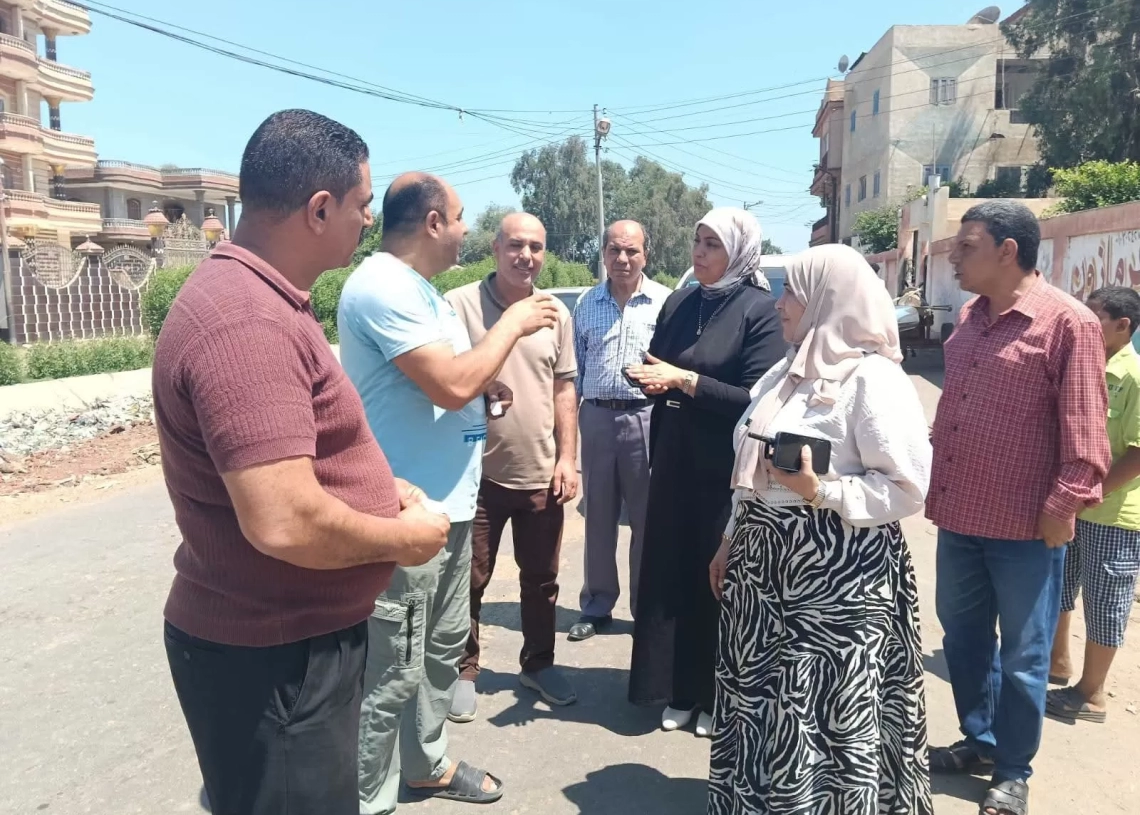 رئيسة مركز ومدينة بيلا تفقدت محطة خفض المنسوب بأبو بدوي بعد تطويرها والوحدة الصحية 19 - جريدة المساء