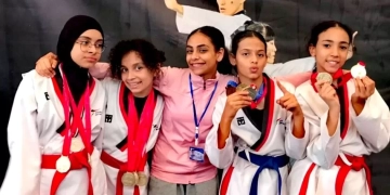 أبطال تايكوندو الهيئات الشبابية والرياضية بكفر الشيخ حصدوا 42 ميدالية فى بطولة كأس مصر للناشئين 1 - جريدة المساء