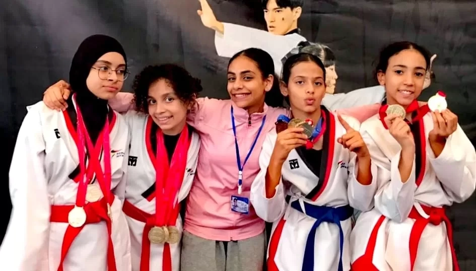 أبطال تايكوندو الهيئات الشبابية والرياضية بكفر الشيخ حصدوا 42 ميدالية فى بطولة كأس مصر للناشئين 18 - جريدة المساء