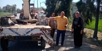 رئيسة مركز بيلا تابعت مستوي الخدمات والمرافق ميدانيا في 3 قري 1 - جريدة المساء