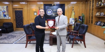 رئيس جامعة المنيا يلتقي رئيس مجلس أمناء جامعة اللوتس لبحث تعزيز التعاون الأكاديمي والتدريب بالمستشفيات الجامعية 2 - جريدة المساء رئيس جامعة المنيا يلتقي رئيس مجلس أمناء جامعة اللوتس لبحث تعزيز التعاون الأكاديمي والتدريب بالمستشفيات الجامعية 1 - جريدة المساء