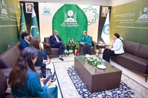 أمل عمار تبحث التعاون مع وزير حقوق الإنسان الفيدرالي بجمهورية باكستان 21 - جريدة المساء
