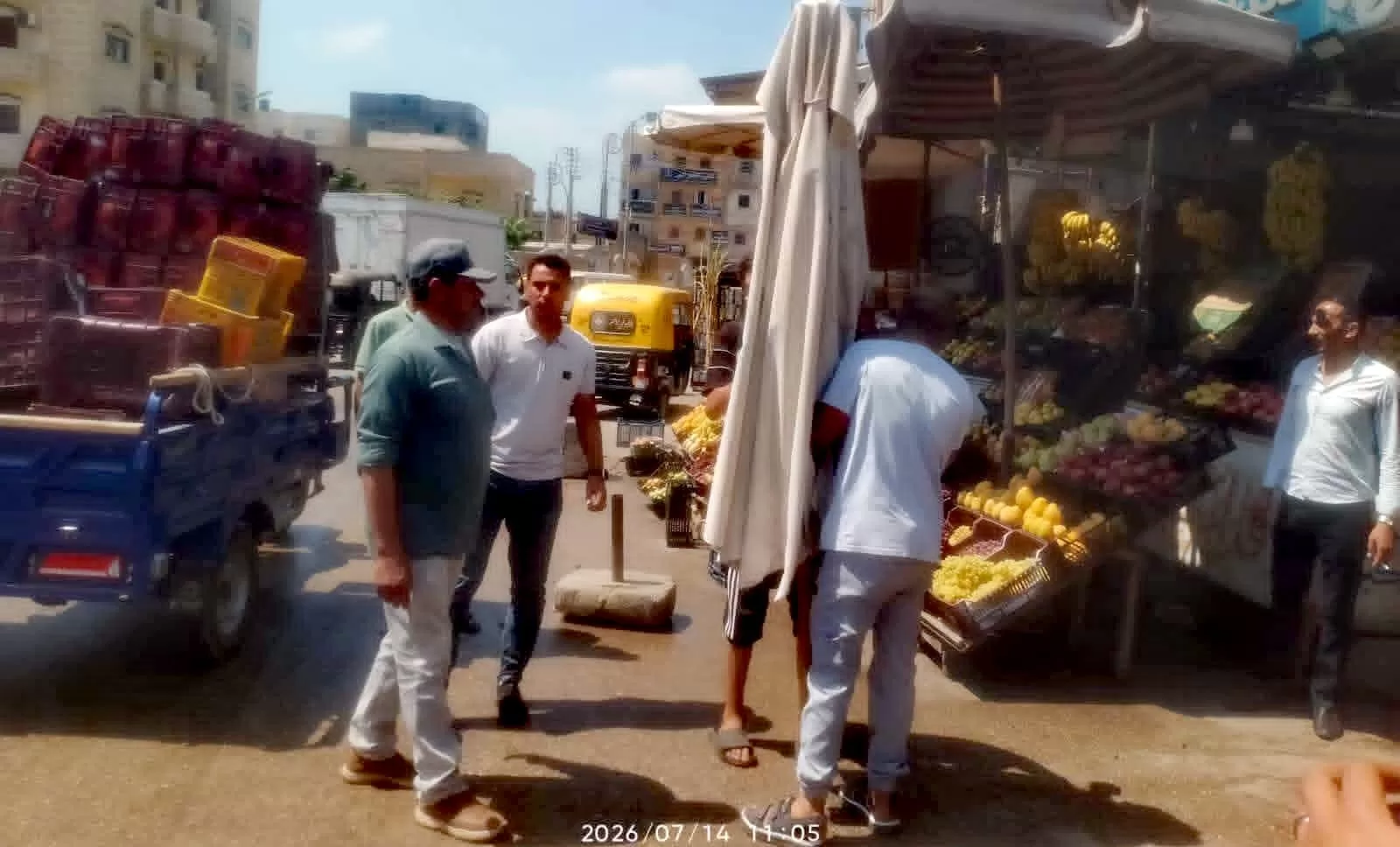 رئيس مركز ومدينة الحامول: استمرار حملات رفع الإشغالات بالشوارع والمناطق الحيويه