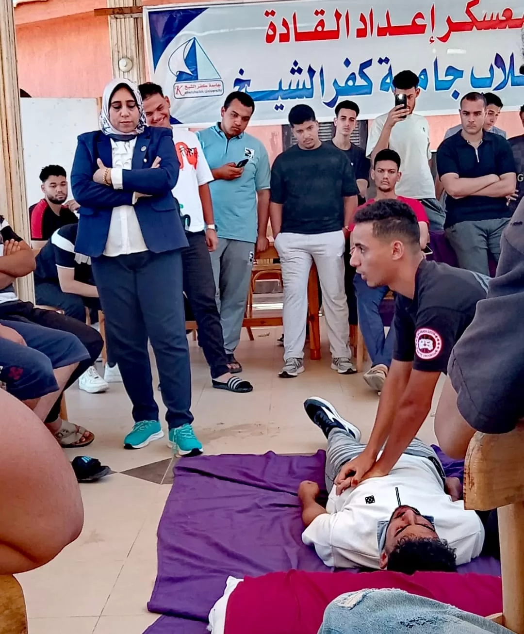 جوالة جامعة كفر الشيخ شاركت في معسكر إعداد القادة ببلطيم لصناعة جيل من قادة المستقبل