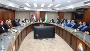 محافظ الجيزة يستقبل وفدًا من برلمان الشيوخ والشباب والطلائع بوزارة الشباب 25 - جريدة المساء
