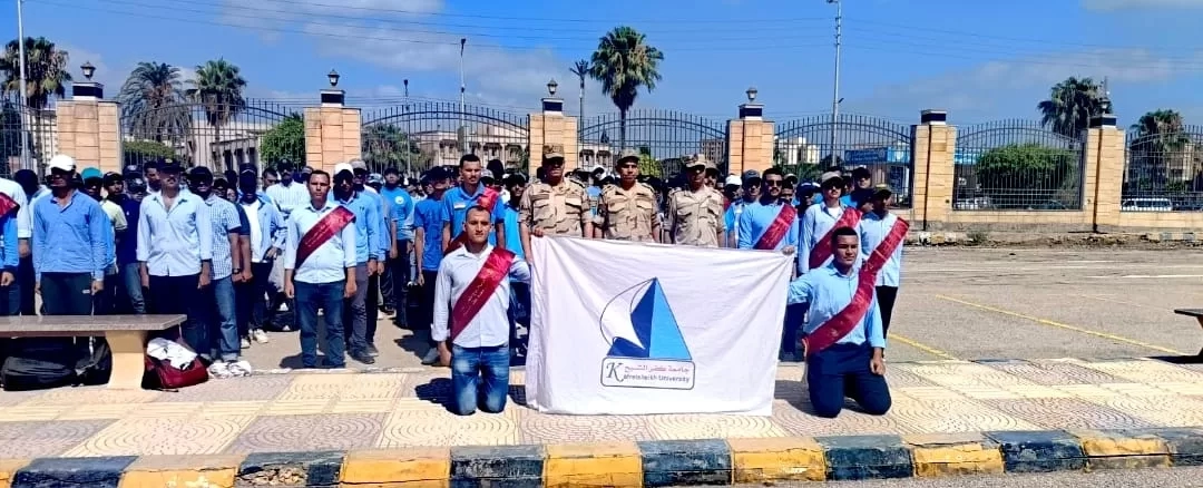 جامعة كفر الشيخ تستقبل مساعد قائد قوات الدفاع الشعبي والعسكري لتفقد دورة التربية العسكرية وحملة التبرع بالدم 17 - جريدة المساء