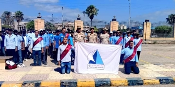 جامعة كفر الشيخ تستقبل مساعد قائد قوات الدفاع الشعبي والعسكري لتفقد دورة التربية العسكرية وحملة التبرع بالدم 1 - جريدة المساء