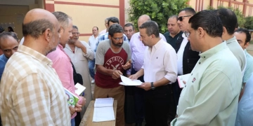 باستثمارات 18 مليون جنيه.. محافظ المنوفية يتفقد أعمال صيانة مدرسة شهداء 6 أكتوبر الإعدادية بجروان الباجور 1 - جريدة المساء