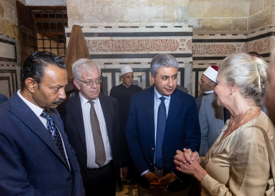 سفارة أمريكا ووزارة السياحة تحتفلان باستكمال مشروع ترميم ضريح السلطان قايتباي 20 - جريدة المساء سفارة أمريكا ووزارة السياحة تحتفلان باستكمال مشروع ترميم ضريح السلطان قايتباي 19 - جريدة المساء