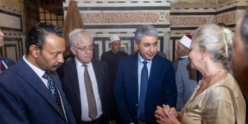 سفارة أمريكا ووزارة السياحة تحتفلان باستكمال مشروع ترميم ضريح السلطان قايتباي 1 - جريدة المساء