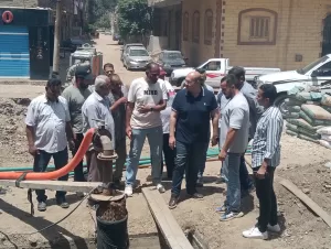 نائب محافظ الجيزة يتفقد أعمال تطوير طريق أبو صير بالحوامدية 21 - جريدة المساء