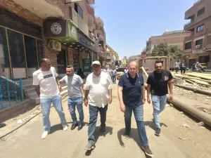 نائب محافظ الجيزة يتفقد أعمال تطوير طريق أبو صير بالحوامدية 25 - جريدة المساء