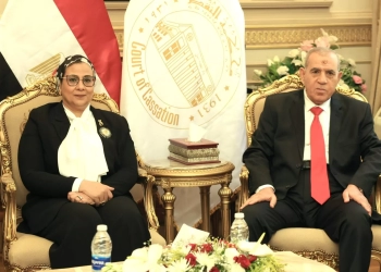 أمل عمار تهنئ رئيس محكمة النقض ورئيس مجلس القضاء الأعلى بمناسبة توليه منصبه 25 - جريدة المساء