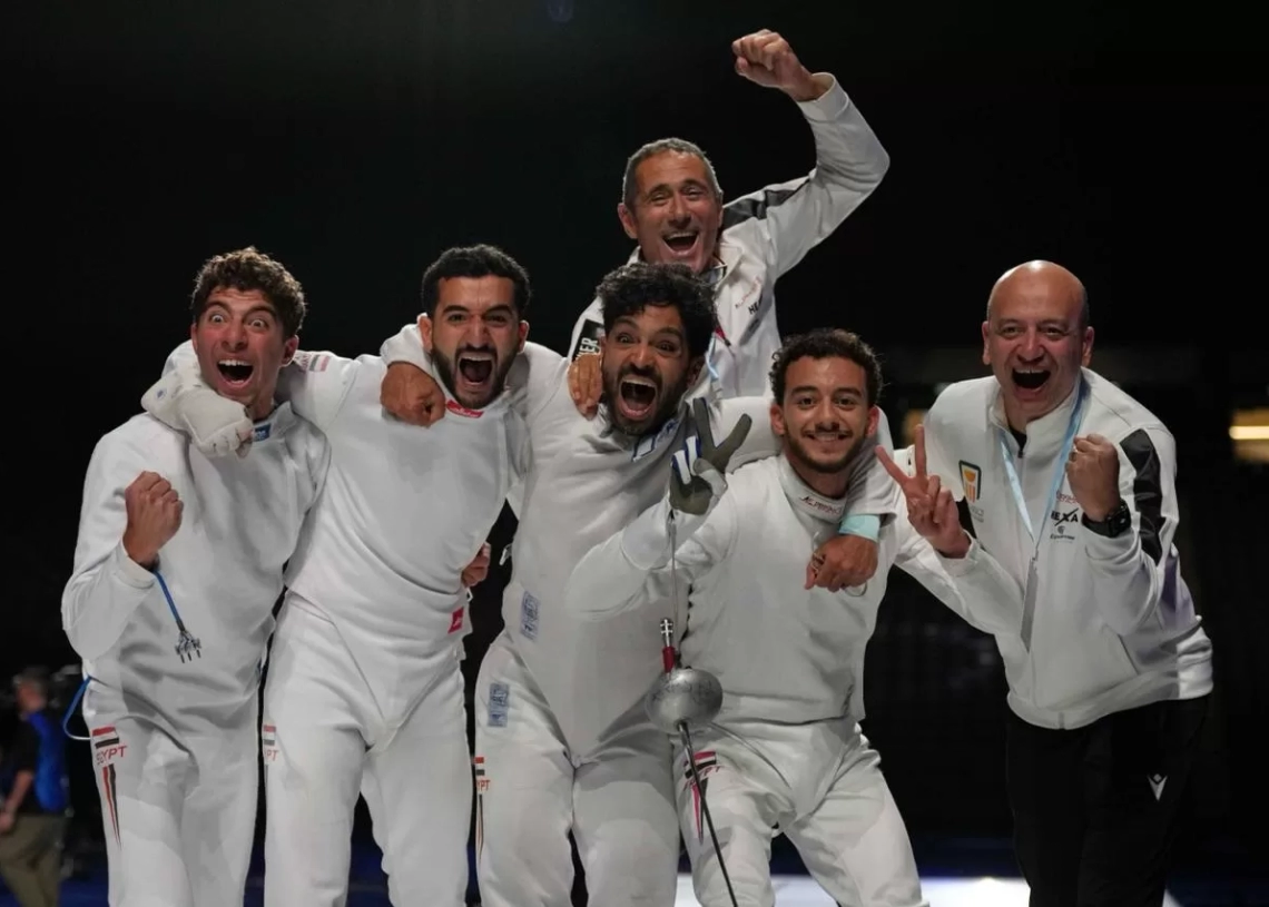 في انجاز تاريخى بعد غياب 75 عاما ..منتخب المبارزة يهزم إسرائيل ويتوج ببرونزية العالم 19 - جريدة المساء