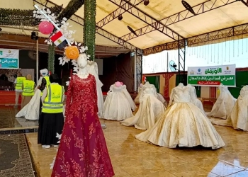 معرض لتوزيع فساتين الزفاف على 125عروسا بكفرالشيخ 17 - جريدة المساء