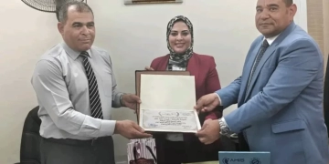 مديرية التموين بالقاهرة تكرم وتهنئ شيماء عمر 1 - جريدة المساء